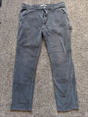 Like NEW! PacSun Men's Gray Carpenter Pants- Size 34 x 32